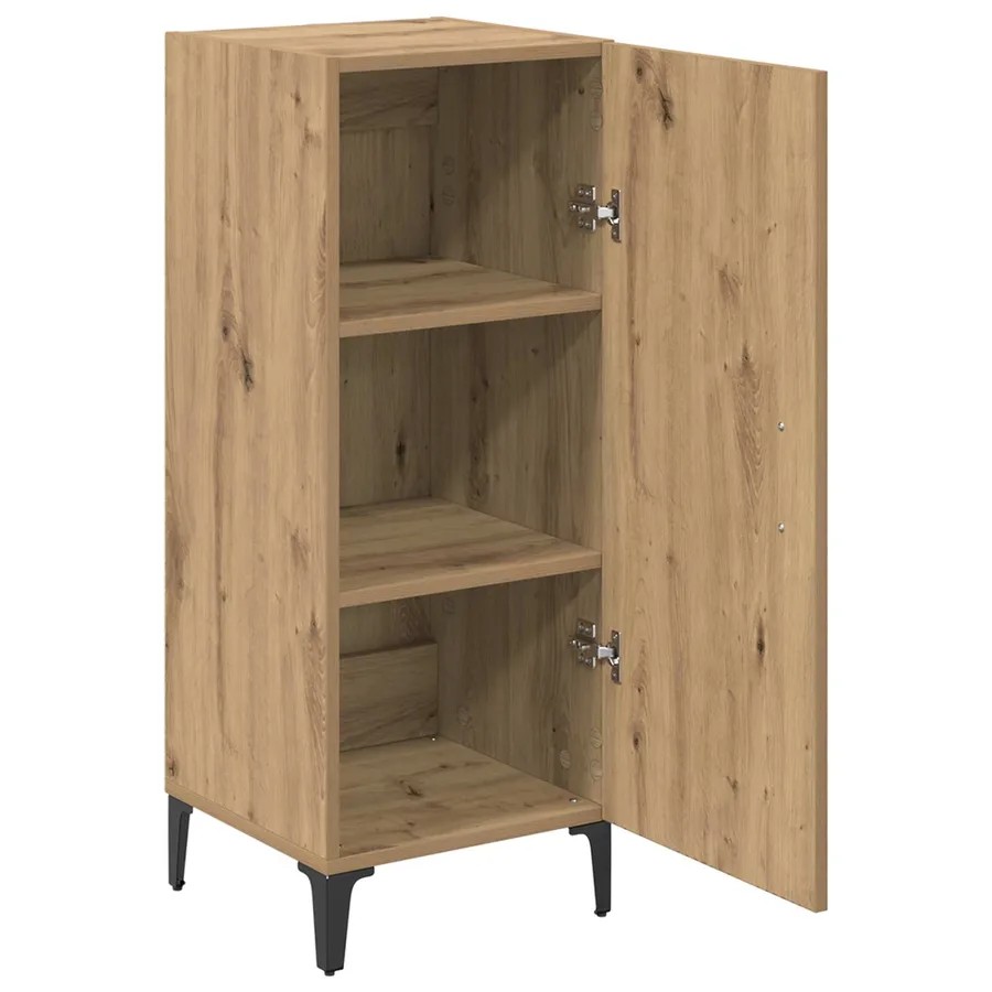 Buffet Chêne artisanal 34,5 x 34 x 90 cm Bois d'ingénierie - 5