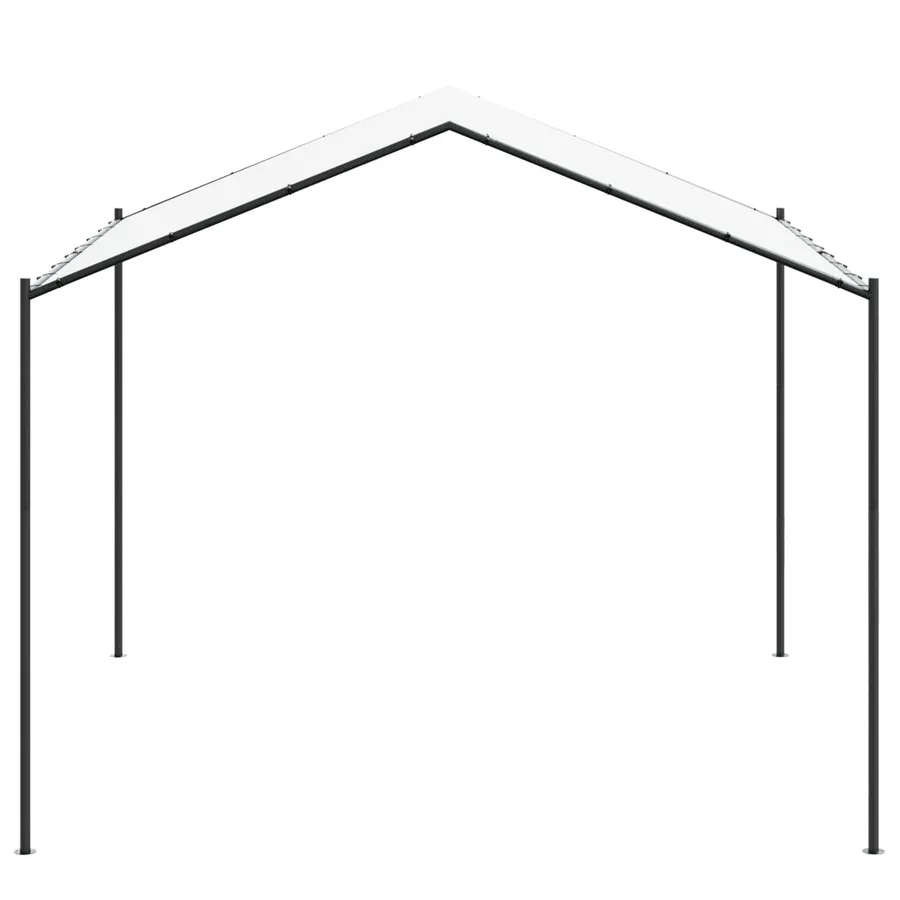 Pavillon 4 x 4 x 2,6 m Blanc Acier et Polyester 180 gsm - 3