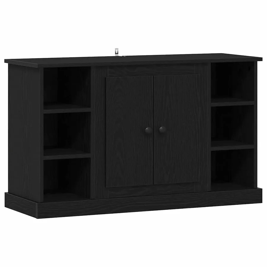 Buffet Chêne noir 100 x 35,5 x 60 cm Bois d'ingénierie - 2