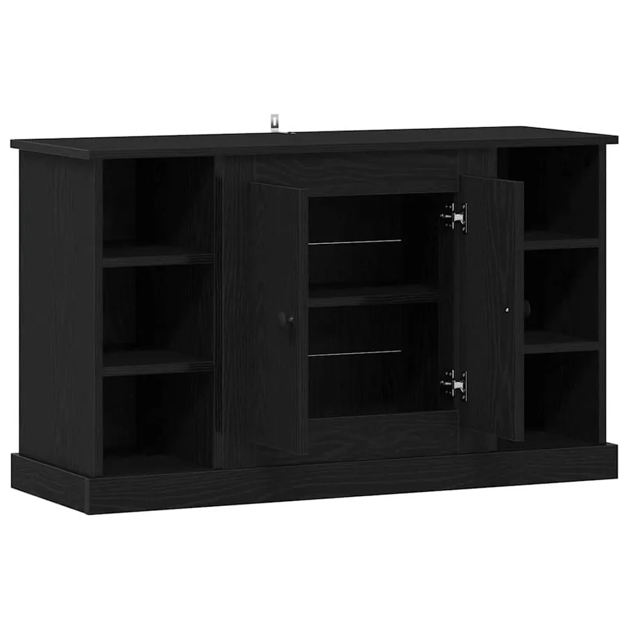 Buffet Chêne noir 100 x 35,5 x 60 cm Bois d'ingénierie - 5