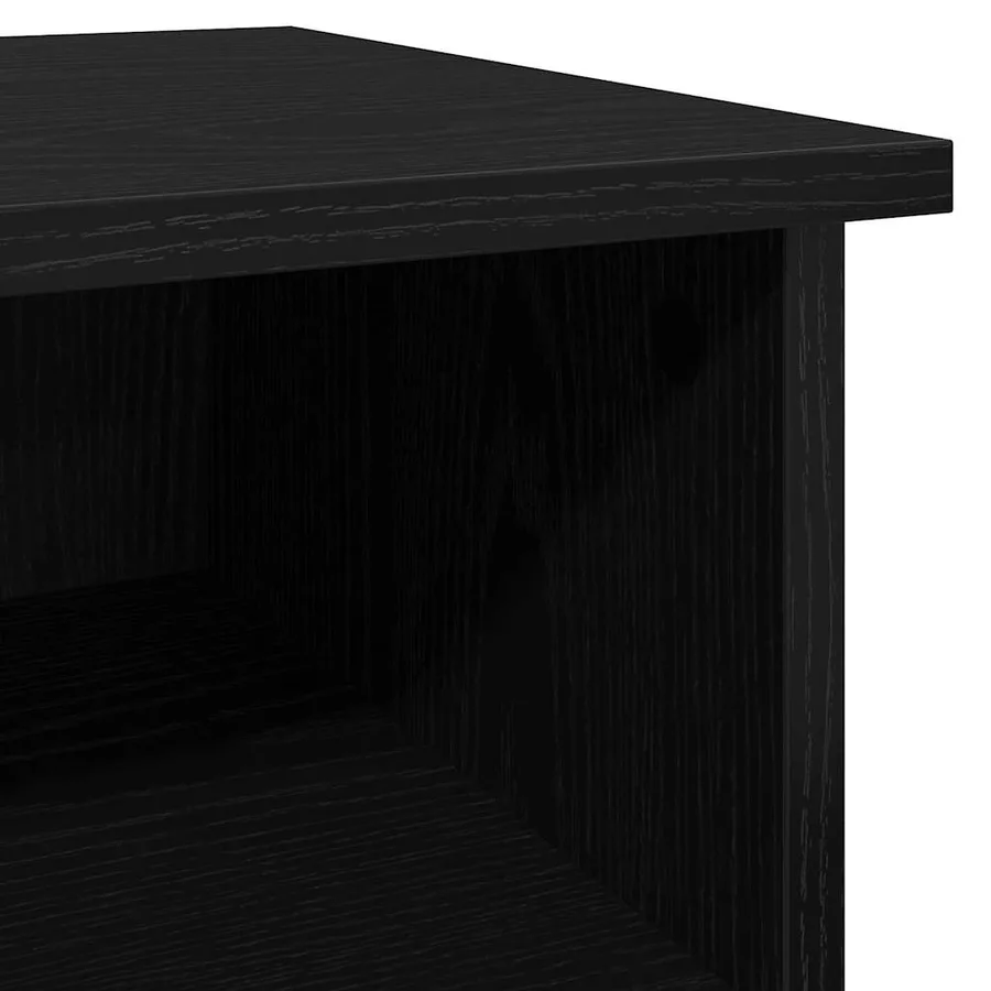 Buffet Chêne noir 100 x 35,5 x 60 cm Bois d'ingénierie - 9