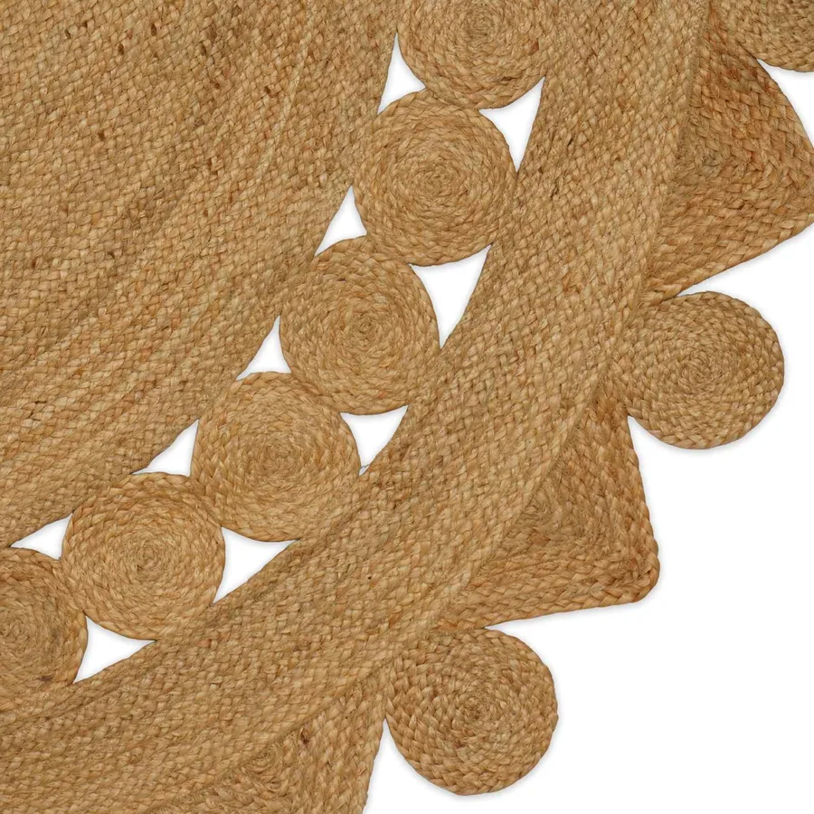Tapis de surface Naturel Ø 240 cm Jute - 3