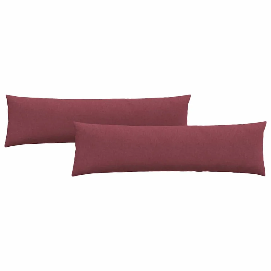 Coussins de canapé 2 pcs Bordeaux 145 x 40 cm tissu - 2