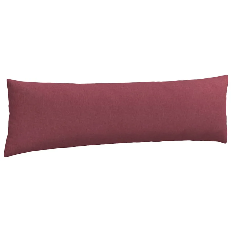 Coussins de canapé 2 pcs Bordeaux 145 x 40 cm tissu - 5