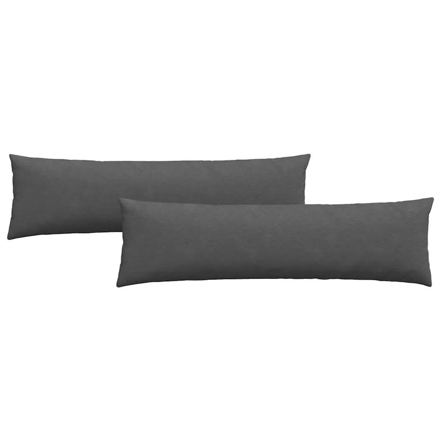 Coussins de canapé 2 pcs Gris foncé 145 x 40 cm - 2