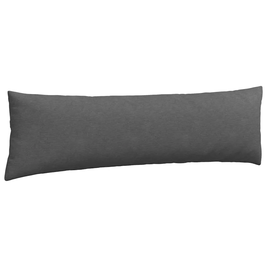 Coussins de canapé 2 pcs Gris foncé 145 x 40 cm - 5