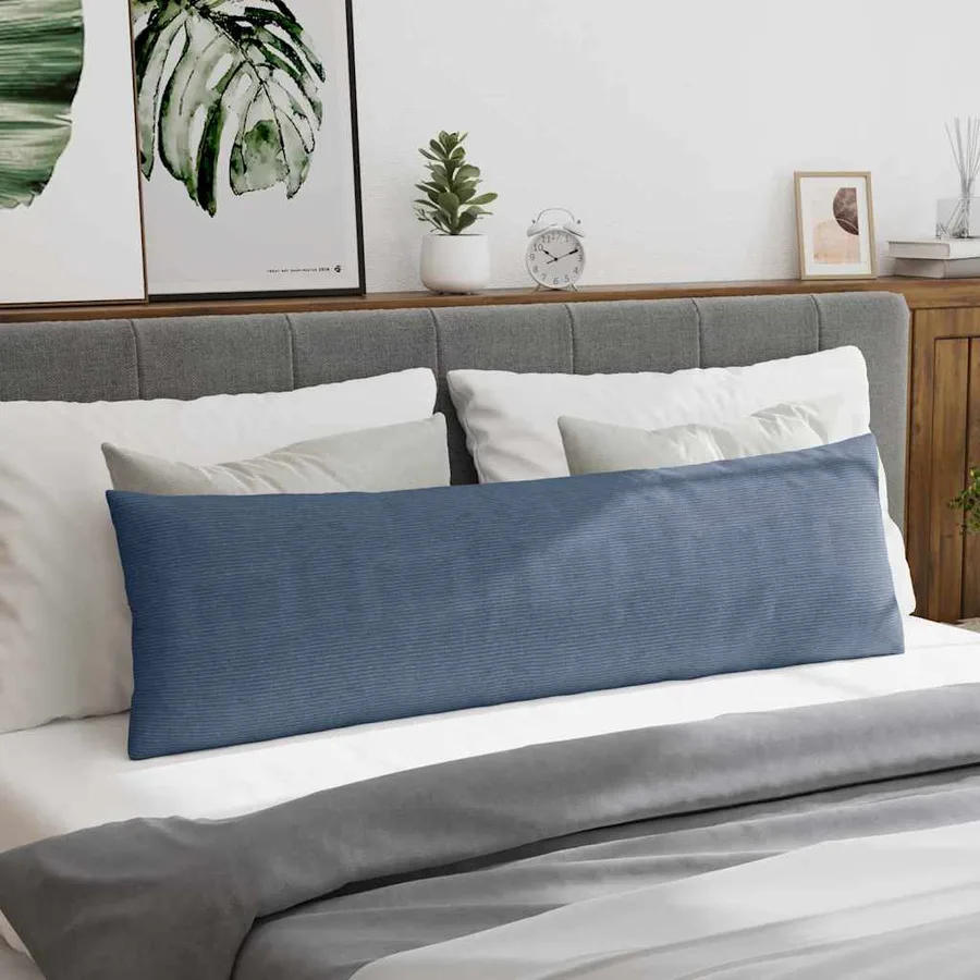 Coussins de canapé 2 pcs Bleu 145 x 40 cm - 4