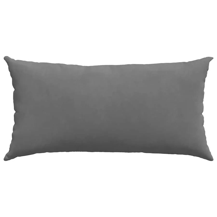 Coussins de canapé 2 pcs Gris foncé 80 x 40 cm tissu - 6