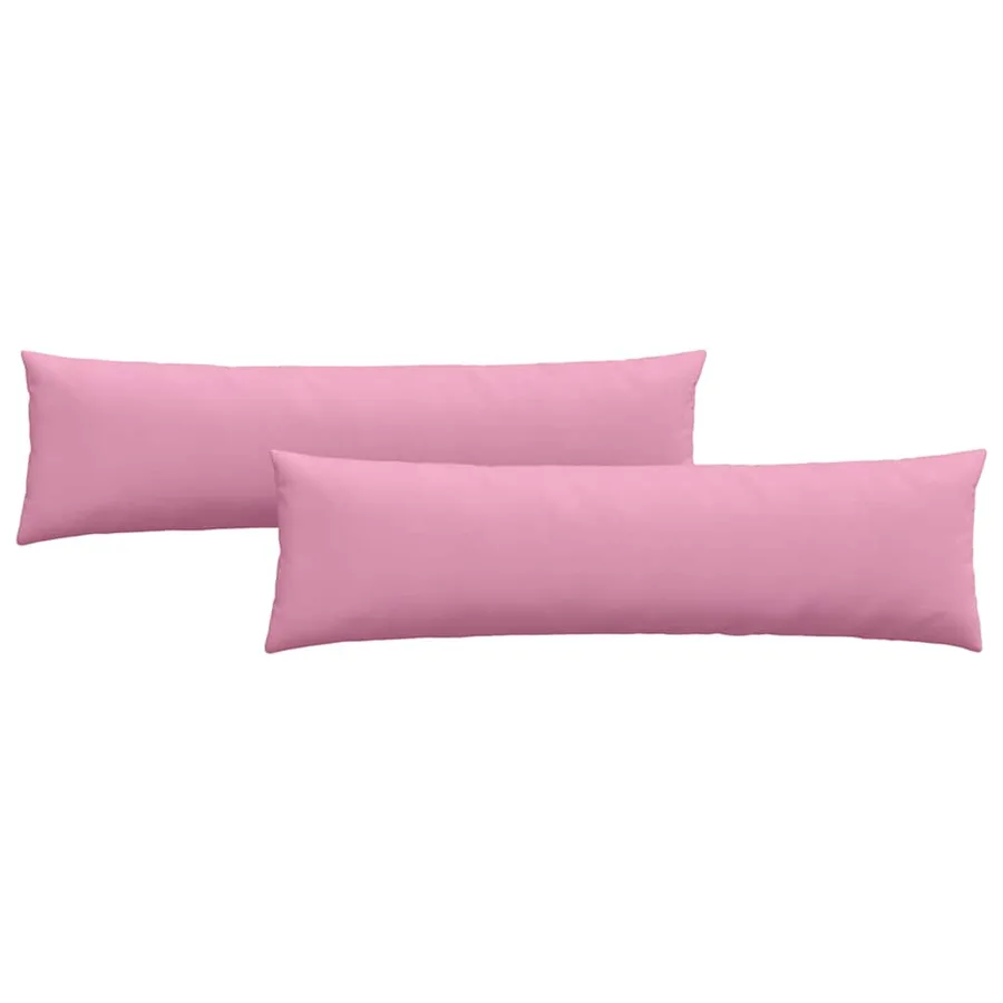 Coussins de canapé 2 pcs Rose 145 x 40 cm tissu - 2