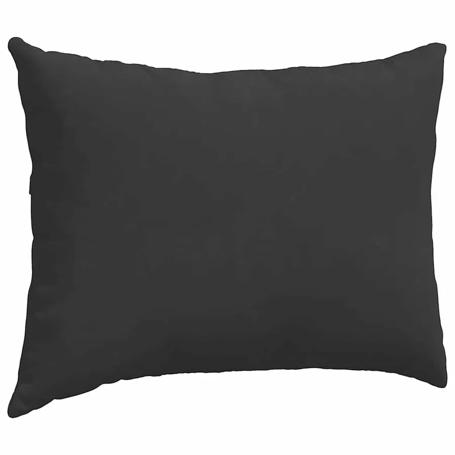 Coussins de canapé 2 pcs Noir 70 x 50 cm tissu - 5