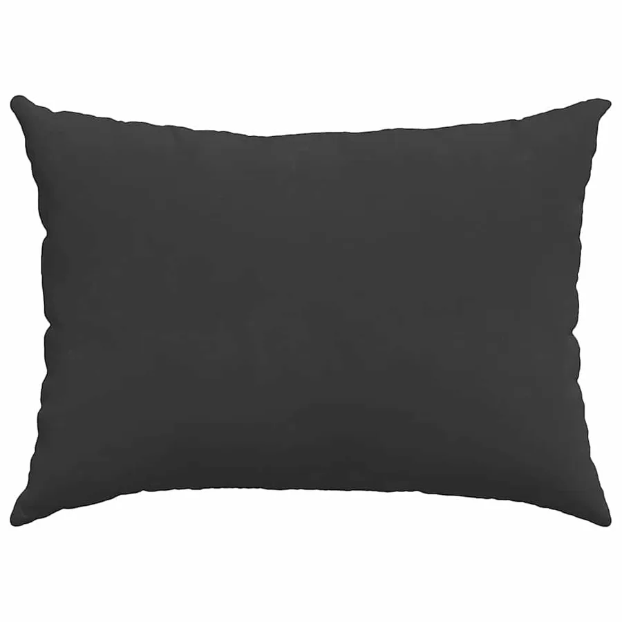 Coussins de canapé 2 pcs Noir 70 x 50 cm tissu - 6