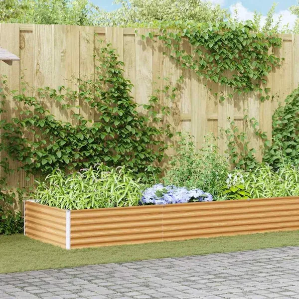 Jardinière surélevée 485 x 100 x 36 cm Acier galvanisé