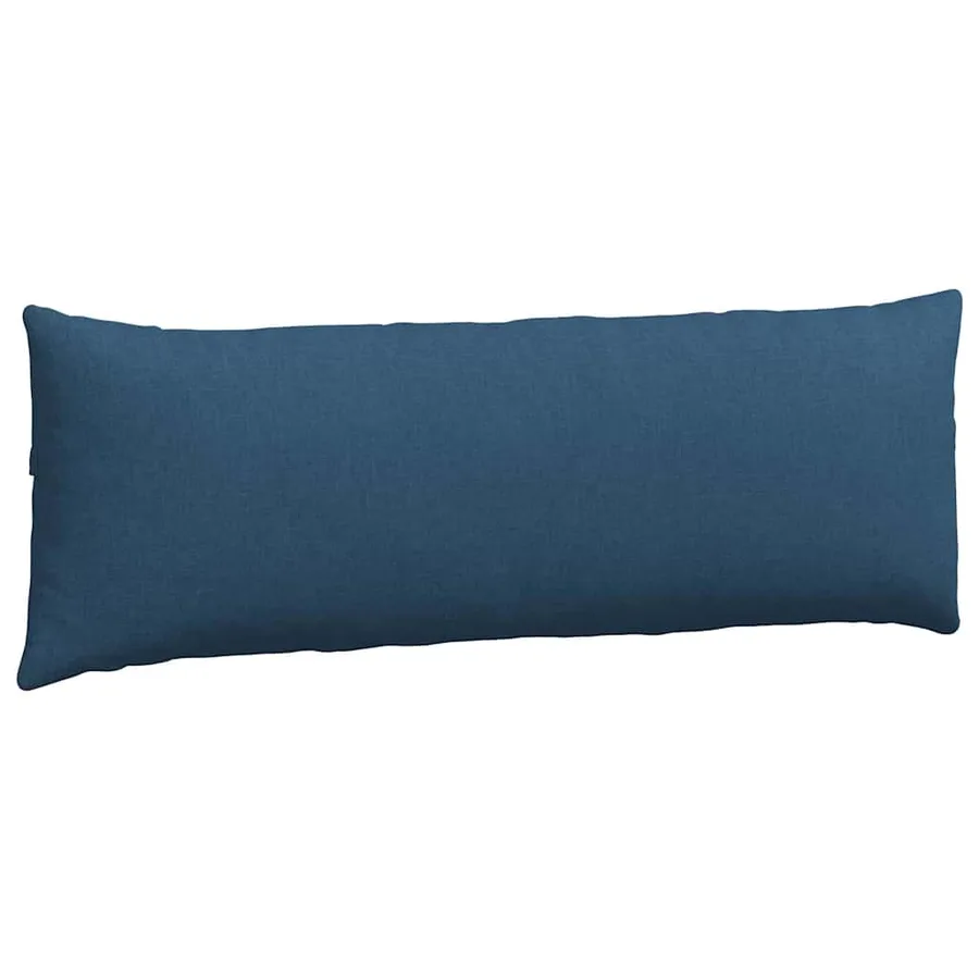 Coussins de canapé 2 pcs Bleu 120 x 40 cm tissu - 5