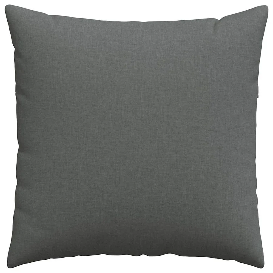 Coussins de canapé 2 pcs Gris foncé 60 x 60 cm tissu - 6