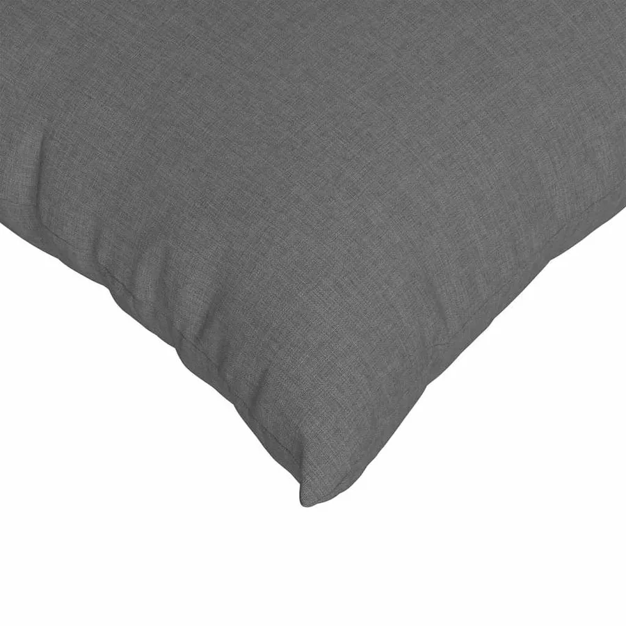 Coussins de canapé 2 pcs Gris foncé 60 x 60 cm tissu - 7