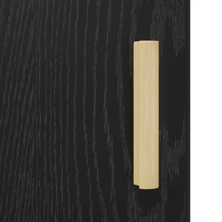 Buffet Chêne noir 34,5 x 34 x 90 cm Bois d'ingénierie - 8