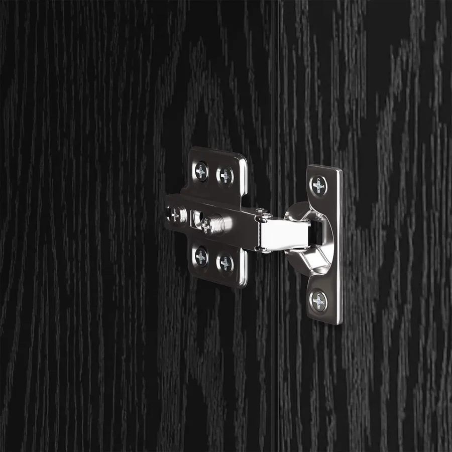 Buffet Chêne noir 34,5 x 34 x 90 cm Bois d'ingénierie - 9
