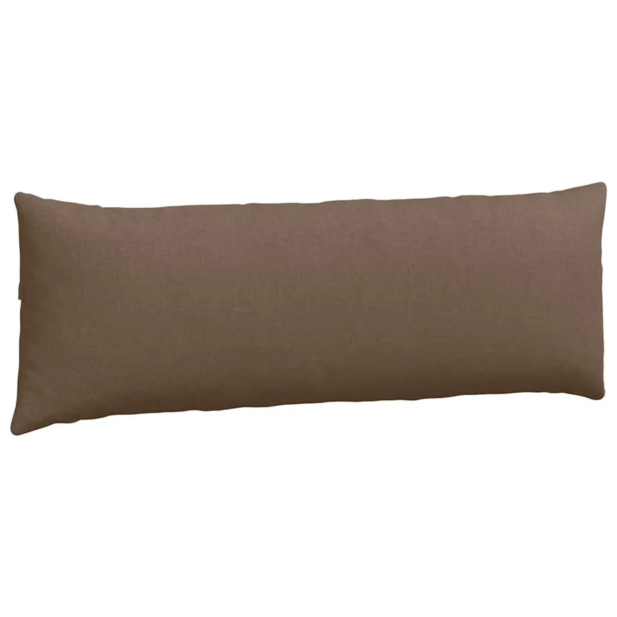 Coussins de canapé 2 pcs Marron 120 x 40 cm tissu - 5
