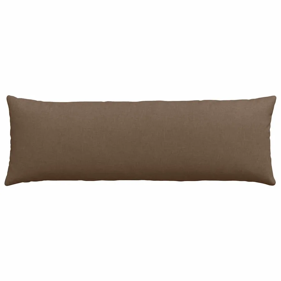 Coussins de canapé 2 pcs Marron 120 x 40 cm tissu - 6