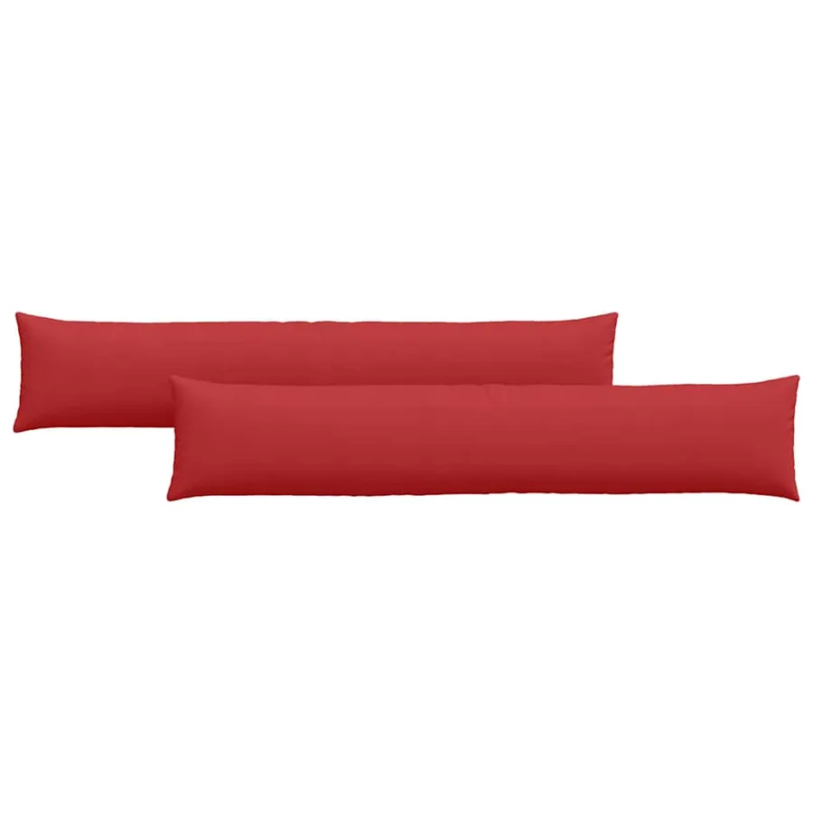 Coussins de canapé 2 pcs Rouge 200 x 40 cm tissu - 2