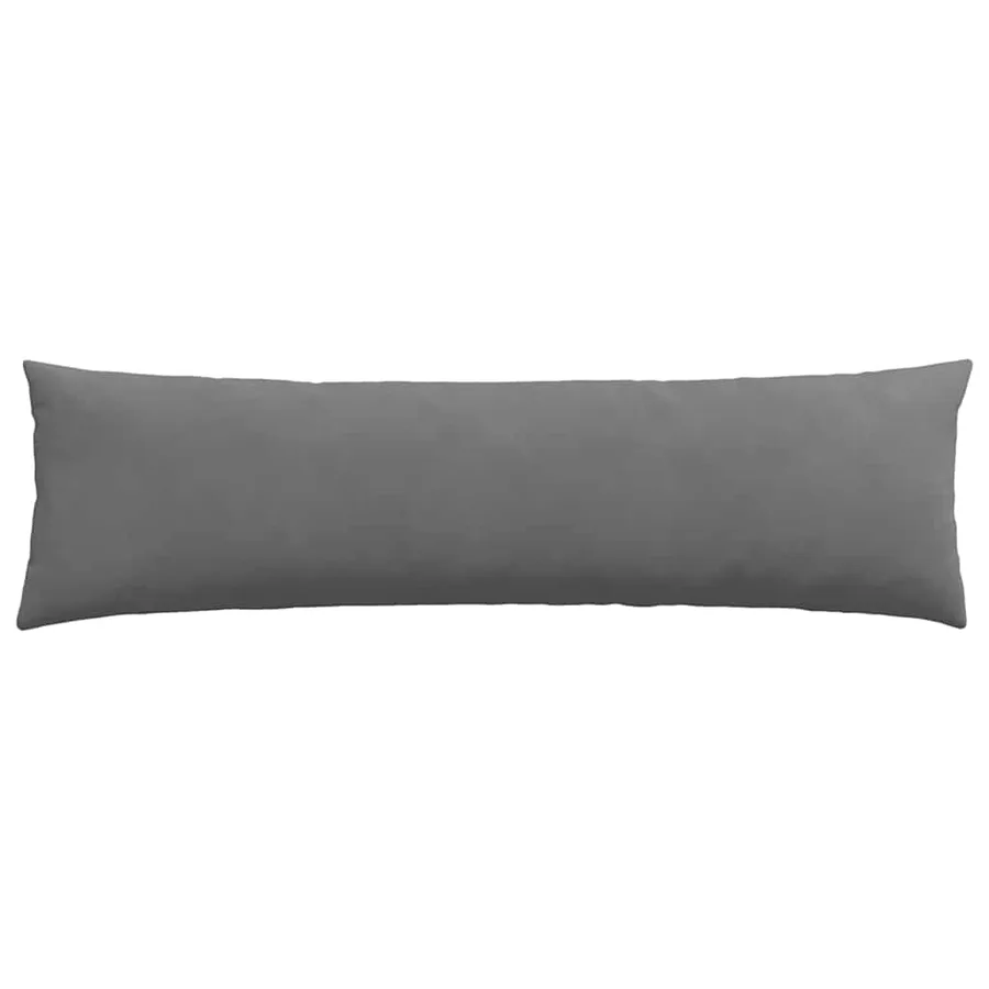 Coussins de canapé 2 pcs Gris foncé 145 x 40 cm tissu - 6
