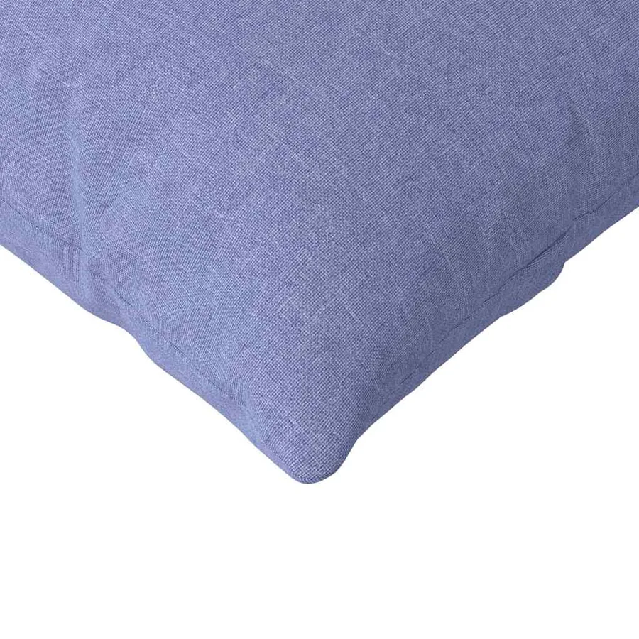 Coussins de canapé 2 pcs Bleu denim 200 x 40 cm tissu - 7
