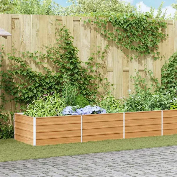 Jardinière surélevée Marron Clair 480 x 80 x 45 cm