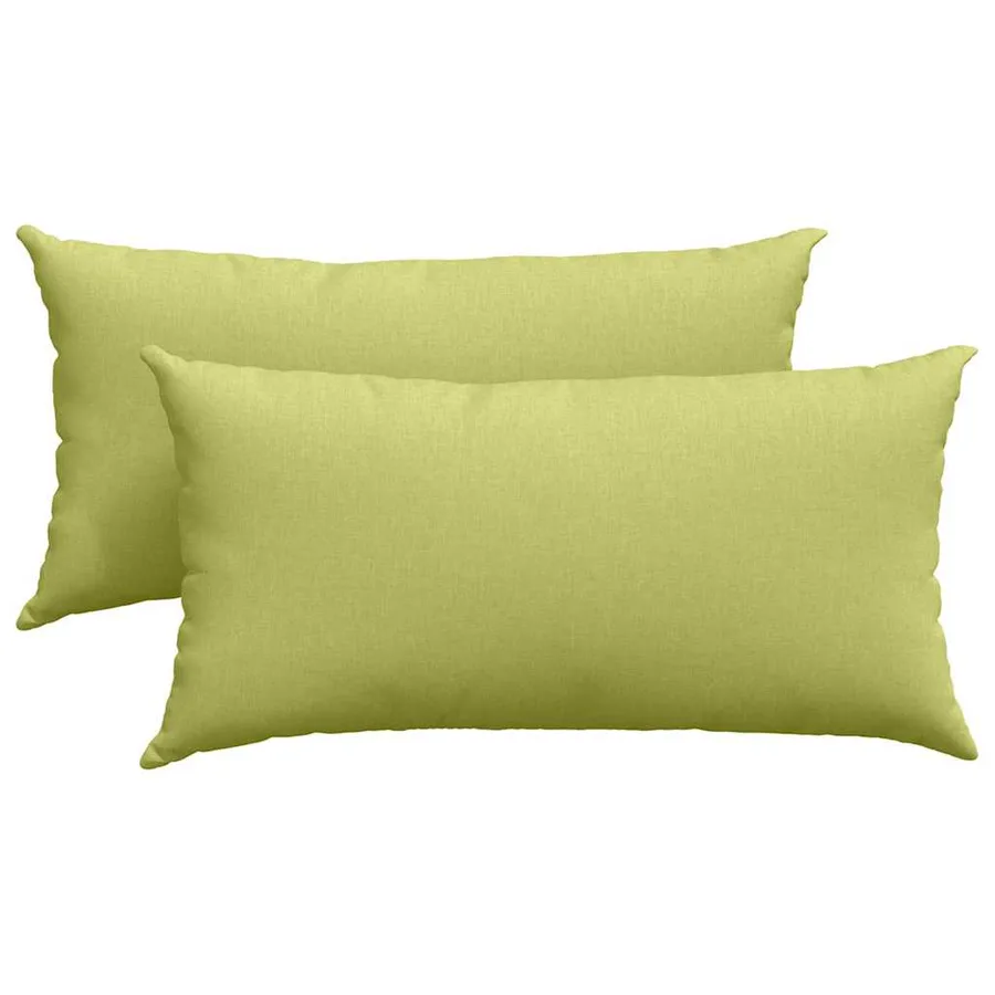 Coussins de canapé 2 pcs Vert clair 80 x 40 cm tissu - 2