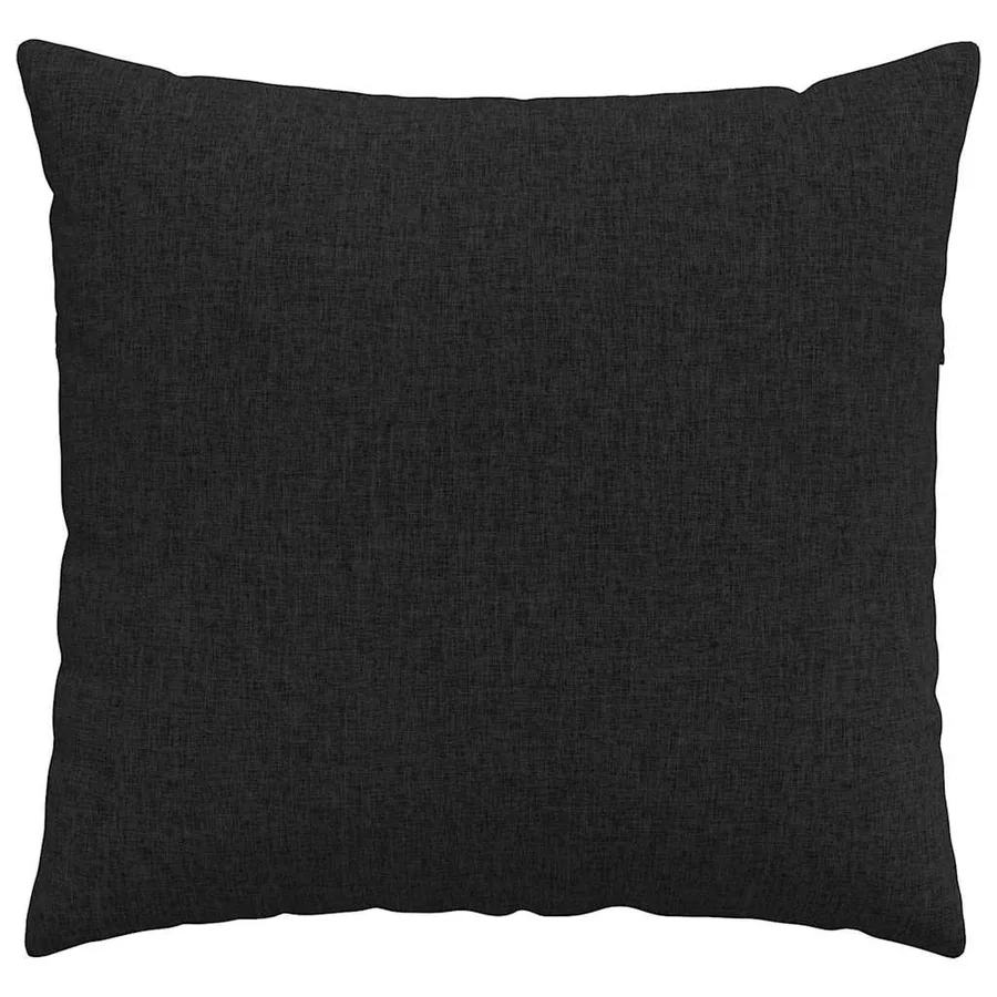 Coussins de canapé 2 pcs Noir 45 x 45 cm tissu - 6
