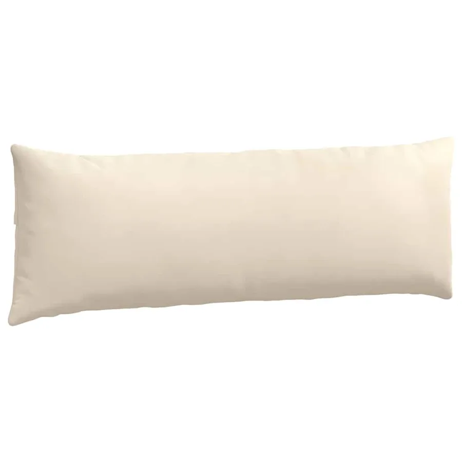 Coussins de canapé 2 pcs Beige 120 x 40 cm tissu - 5