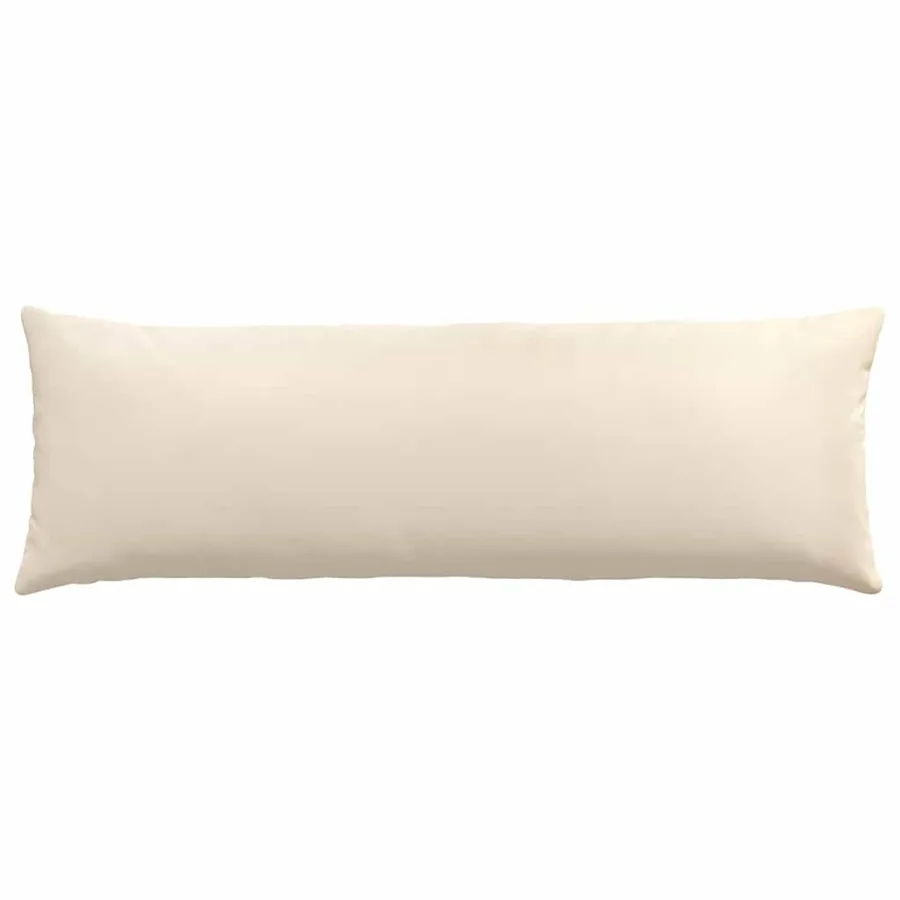 Coussins de canapé 2 pcs Beige 120 x 40 cm tissu - 6