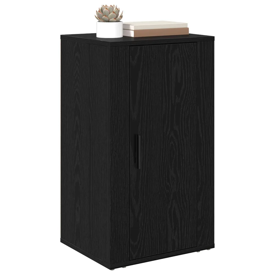 Buffet Chêne noir 40 x 33 x 70 cm Bois d'ingénierie - 3