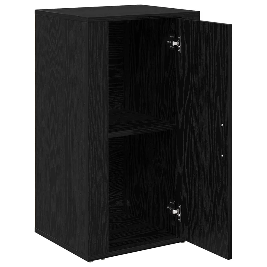 Buffet Chêne noir 40 x 33 x 70 cm Bois d'ingénierie - 5