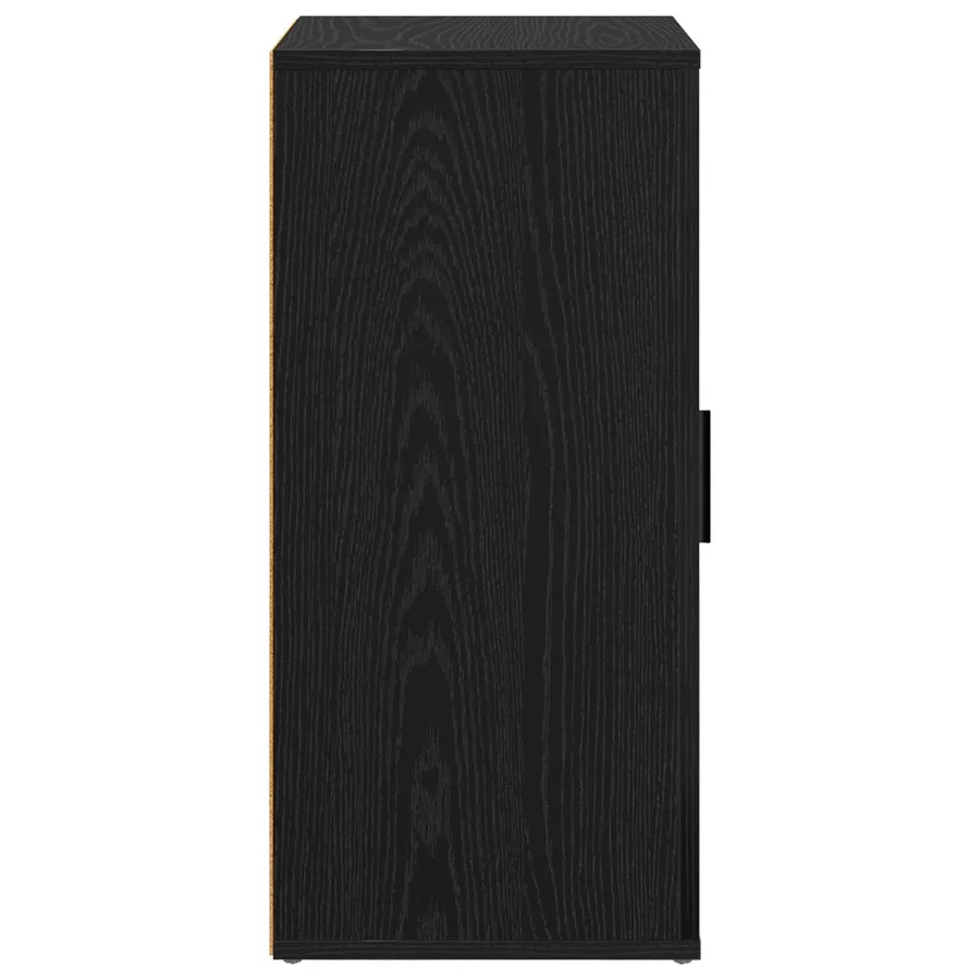 Buffet Chêne noir 40 x 33 x 70 cm Bois d'ingénierie - 7