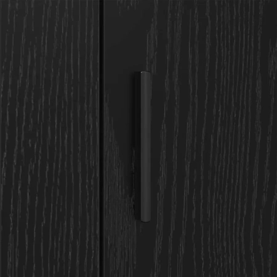 Buffet Chêne noir 40 x 33 x 70 cm Bois d'ingénierie - 8