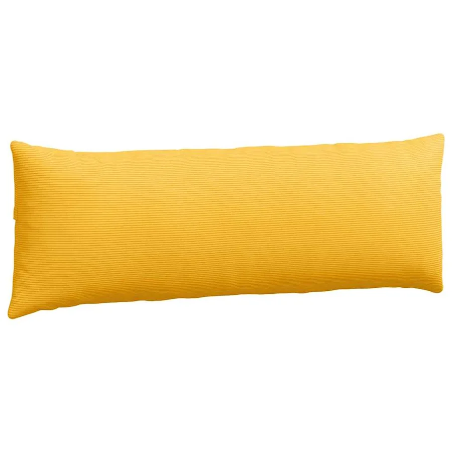 Coussins de canapé 2 pcs Jaune clair 120 x 40 cm - 5