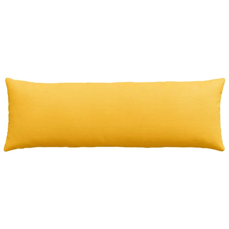 Coussins de canapé 2 pcs Jaune clair 120 x 40 cm - 6