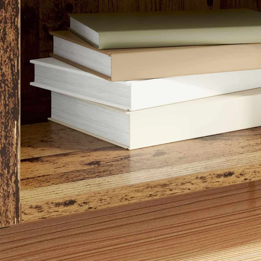 Meuble à vinyles Bois Ancien 121 x 38 x 48 cm Bois d'ingénierie - 4