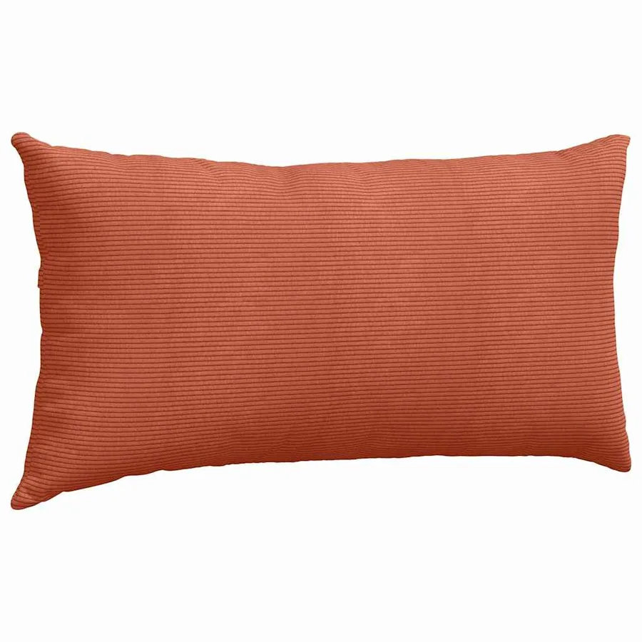 Coussins de canapé 2 pcs Rouge orange 80 x 40 cm - 5