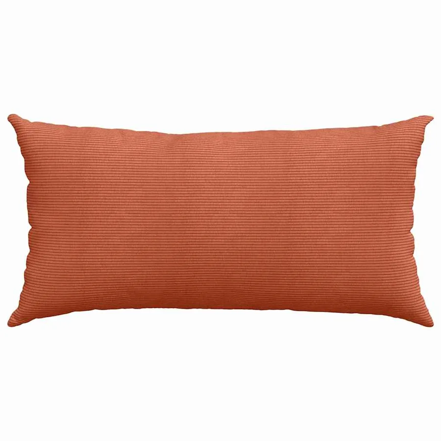 Coussins de canapé 2 pcs Rouge orange 80 x 40 cm - 6
