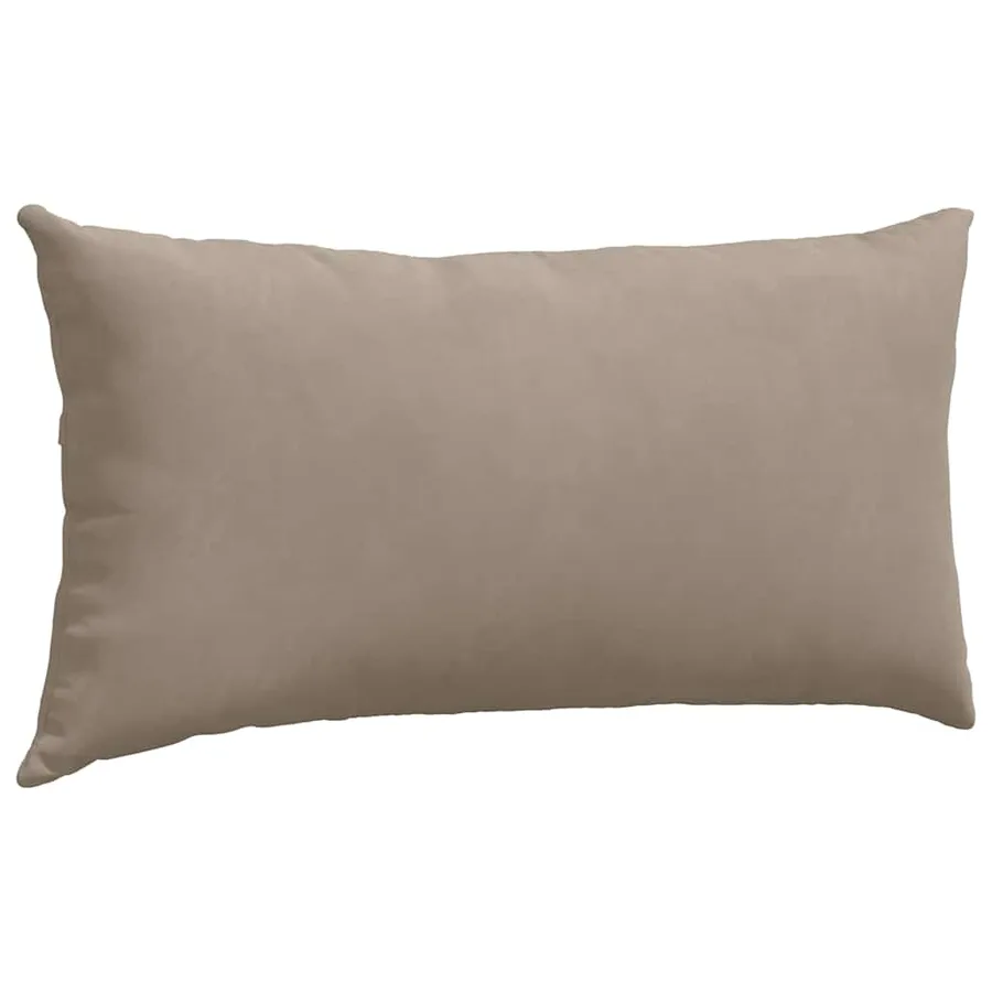 Coussins de canapé 2 pcs Taupe 80 x 40 cm tissu - 5