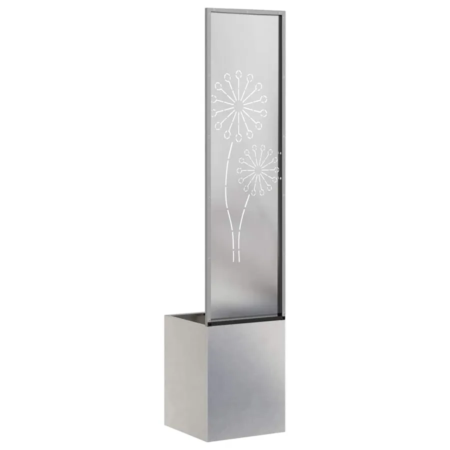 Écran de confidentialité de jardin Fretwork Argent 32 x 150 cm - 7