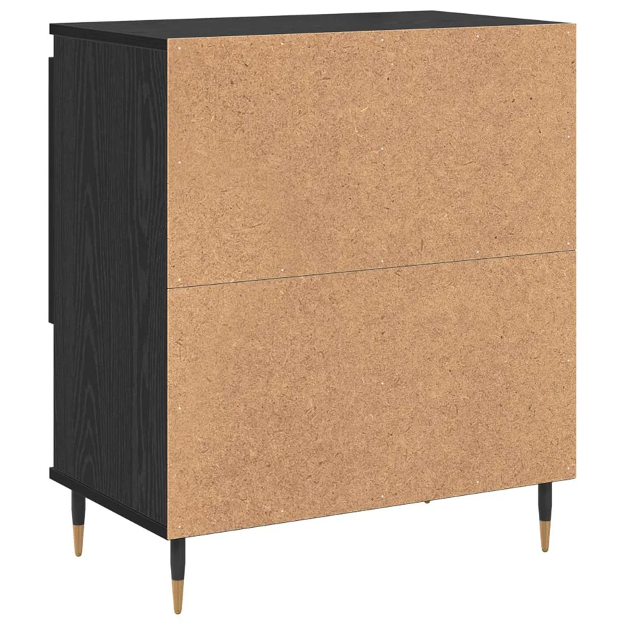 Buffets 2 pcs Chêne noir - 9