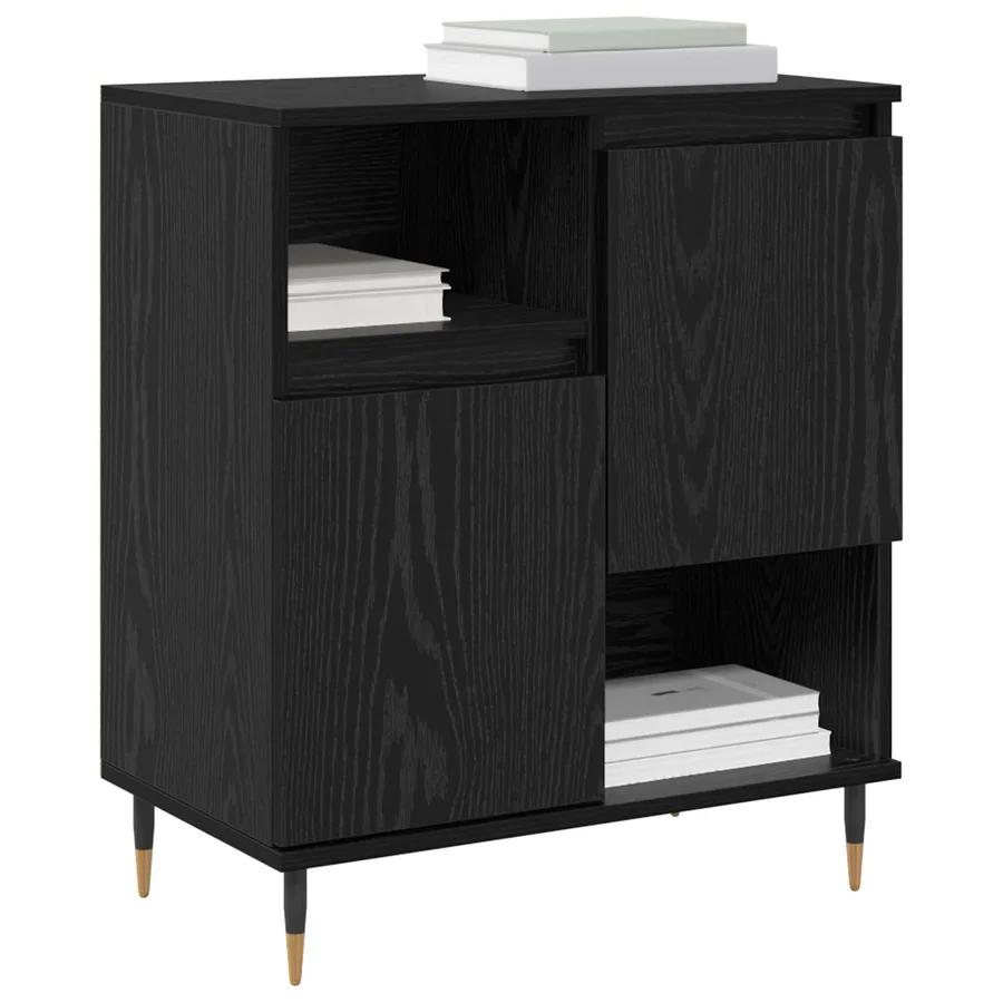 Buffets 3 pcs Chêne noir - 3