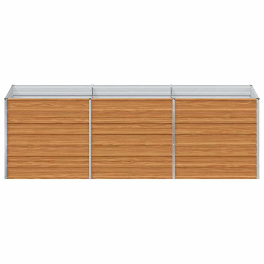 Jardinière surélevée Marron Clair 240 x 80 x 77 cm - 5