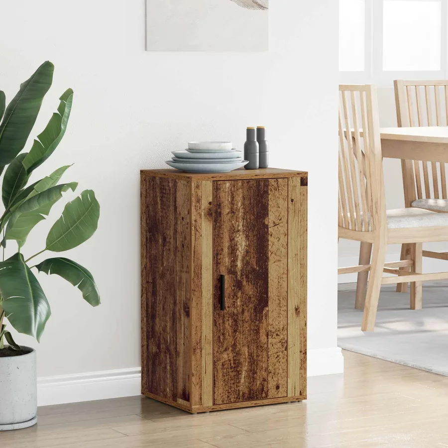 Buffet Bois ancien 40 x 33 x 70 cm Bois d'ingénierie - 4