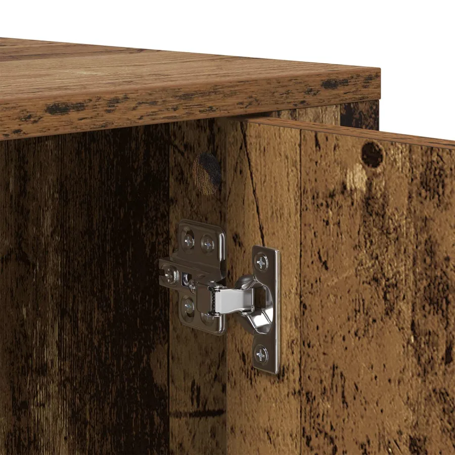 Buffet Bois ancien 40 x 33 x 70 cm Bois d'ingénierie - 9