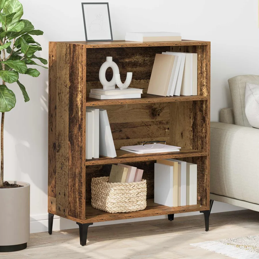 Buffet Bois ancien 69,5 x 32,5 x 90 cm Bois d'ingénierie