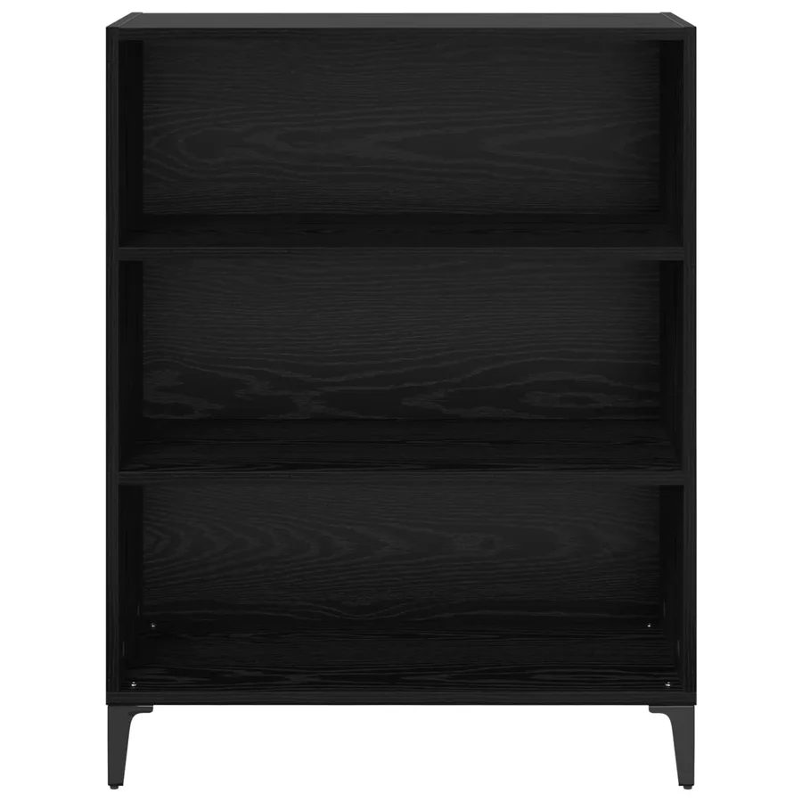 Buffet Chêne noir 69,5 x 32,5 x 90 cm Bois d'ingénierie - 5