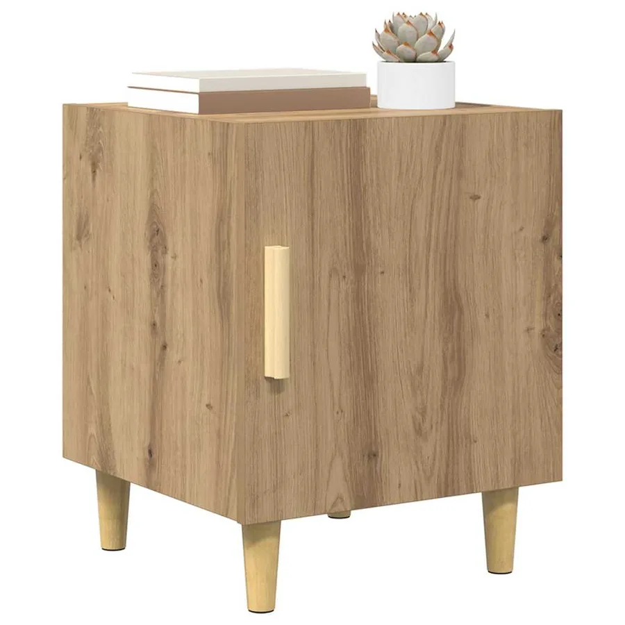 Cabinet de chevet Chêne artisanal 40 x 40 x 50 cm - 3